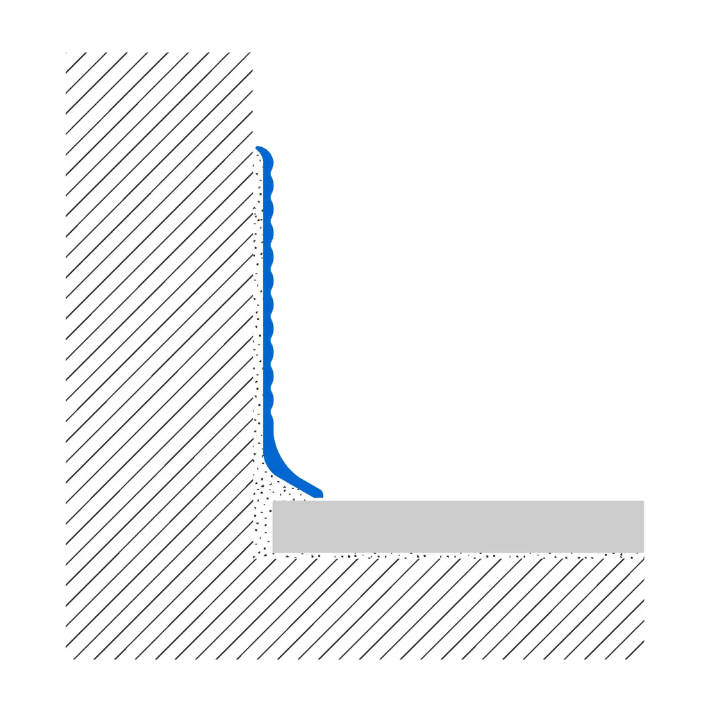 Profile de aluminiu pentru efect shadow gap fara LED în design interior si arhitectura pentru tavan.