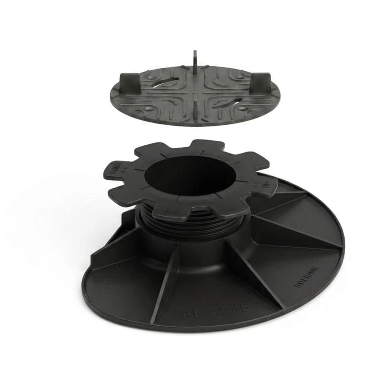 Plot reglabil Solidor pentru deck exterior din WPC sau lemn, marmura, granit, piatra naturala, ceramica
