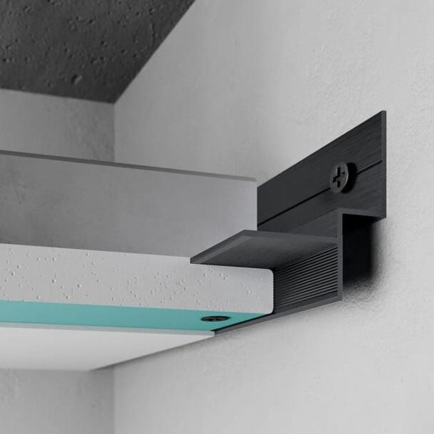 Profile de aluminiu pentru efect shadow gap fara LED în design interior si arhitectura pentru tavan.